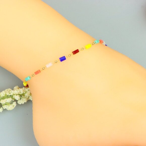 "Handmade Anklet – A Stylish Choice for Women, Thoughtful Gift Idea, EVCH1352 - Picture 4 of 10